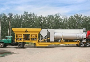 Мобильный асфальтовый завод CLY-1000